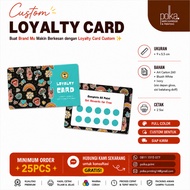 Loyalty Card Custom 2-Sided Voucher Stamp/ Design