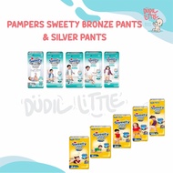 Pampers Sweety Silver Pants M30 dan Sweety Bronze Pants L30