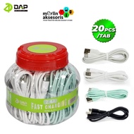 Data Cable DAP D-J01M Usb To Micro & D-J01T Usb to Type c & D-J01L Usb to Lightning 2.4A Fast Chargi