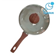 Non-Stick Frying Pan with Lid BPA Free Easy to Clean Heavy-Duty Egg Pan with Heat-Resistant Handle C