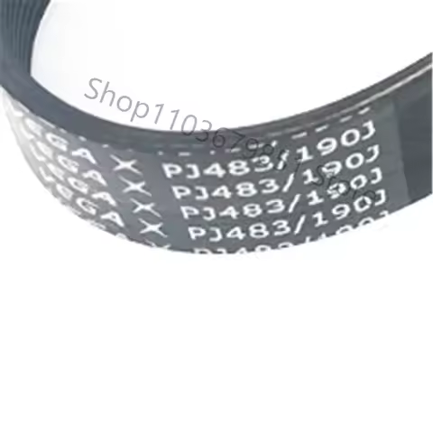 2PCS Treadmill motor belt PJ483/190J Alternator Belt Poly-V