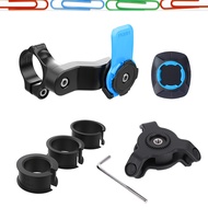 【Bestseller】 Quad Lock Motorcycle Phone Holder with Shock Absorption and Self-Lock Feature