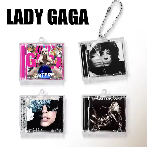 Lady Gaga ARTPOP MINI Music CD NFC Keychain Play Song Born This Way Album Born This Way Key ring Cos