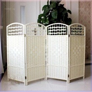 Rattan partition/bamboo partition foldable screen corridor accordion partition restaurant indoor cla