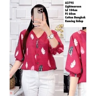 Blouse Women FLOWY Flower BUTTON 3795 - BLOUSE Women 3795