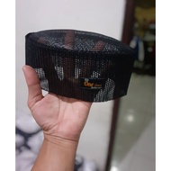 Black net songkok cap, top cap, ONE STORE