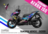 Hugsticker สติ๊กเกอร์ติดรถ สติ๊กเกอร์ Aerox 155 ลาย Rossi