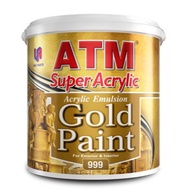 สีน้ำ อะครีลิค สีทอง ATM เบอร์ 999 สีทาวัด สีทาโบสถ์ สีน้ำอะครีลิคสีทอง เอทีเอ็ม #999 Gold Paint ขนา