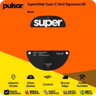 Pulsar Gaming Mouse Accessories SuperGlide Type-C TenZ Signature ED Black Ultra Smooth Low Friction 