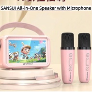 SANSUI Audio Microphone Integrated Microphone Singing D76 Smart Bluetooth Mini Children k Song Famil