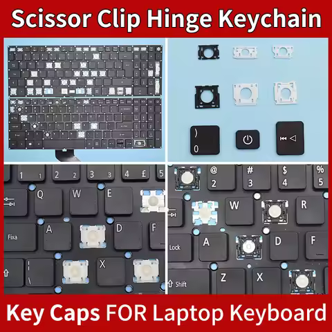 Replacement Keycaps Scissor Clip Hinge For Acer Aspire 3 A315-54 54G, A315-22 A315-23 23G A315-34, A