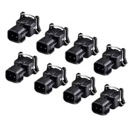 8pcs Fuel Injector Wiring Connector Adapter EV6 to EV1 USCAR LS2 LS3 LSX LS1 LT1 TPI Car Replacement