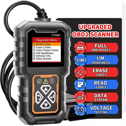 Car OBD2 Scanner Diagnostic Tool Code Reader Voltage Tester Engine Fault Code Scanner Automotive Fau