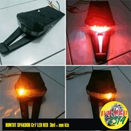 Cr7 LED RED 3in1 SPAKBOR BUN + klx cents