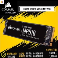 ลด 50% (พร้อมส่ง)240GB / 480GB / 960GB SSD (เอสเอสดี) CORSAIR MP510 PCIe/NVMe M.2 2280 รับประกัน 5 - Y