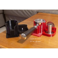 Coffee Brewing Handle Holder 58 mm. E61 With Tamper And Puck Screen 58