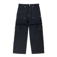 Unisex Pocket Jeans | DP BLACK CARGO PANTS