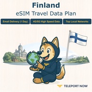 Finland Travel eSIM | High-Speed Data | Up to 30 Days | QR Code Delivery