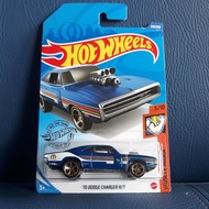Only Here) Hot Wheels 70 Dodge Charger Rt Blue