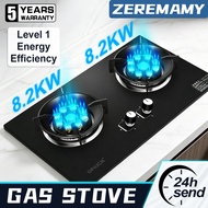 5 Years Warranty🔥Gas Stove Double Nine-Chamber Burner Level 1 Energy Efficiency 7.8KW-8.2KW Dapur Ga