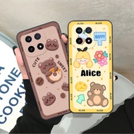 Case for Vivo IQ00 15 printed with Brown - Pink Bear, Be@rick Bear, extremely CUTE, CUTE