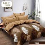 Bedcover set Ladyrose UK 180x200 tinggi 30 / Bed cover lady rose KING size kasur No. 1