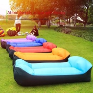 Portable air mattress, leisure lazy bag, folding sofa, beach air mattress, outdoor camping sleeping 