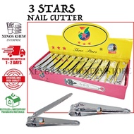 3 STAR STAINLESS STEEL NAIL CLIPPER / NAIL TRIMMER / PEMOTONG KUKU [6CM / 8CM / 10CM] (READY STOCK)