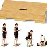 Square Fitness Board Fitness Board Cross-Border Wooden Resistance Band Fitness Board Resistance Band