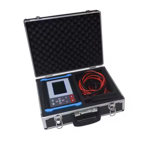 Handheld DC Winding Resistance Test Meter Direct Current Ohmmeter Tester Automatic Transformer Test 