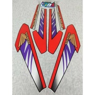 GM STIKER STRIPING LIS STANDAR HONDA WIN100 WIN 100 MERAH TAHUN 1996