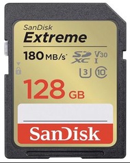Sandisk SDXC 128GB Extreme 180mb/s U3 C10 V30 SDSDXVA-128G-GNCIN