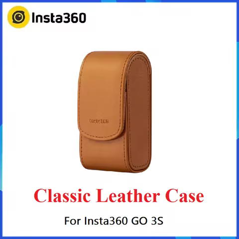 Insta360 GO 3S Classic Leather Case Easy Travel For Insta360 GO 3S Original Accessories