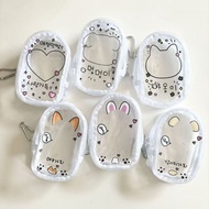 Super Cute Cartoon Animal Doll Bag 10cm Transparent Anime Doll 10cm Doll Surrounding Storage Pendant