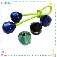 SUSSG Fidget Toy, Finger Skill Paracord Finger Sensory Toy,  Aluminum Alloy Begleri Worry Beads Stre