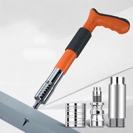 Handheld Powerful Concrete Nail Gun,Dedicated Mini Cannon Nailer,Wall Concrete Nail Gun,Flooring Roofing Framing Shooting Gun for Wire Trough Fixing, Air Conditioning Elevator