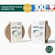 Sustaination Gummed Tape Selotip Kertas Air /Lakban Kertas Ramah