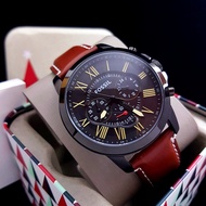 FS Gr**t FS5241 Chronograph Black Brown Leather Men's Watch