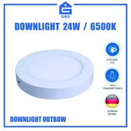 24 WATT LED DOWNLIGHT OUTBOW Megaman Round DOWNLIGHT 240V/ 6500k/