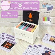 TEAY Piano Calendar 2026 Desk Calendar Playable Piano, Swift Mini Piano Calendar With 52 Weeks Of Mu