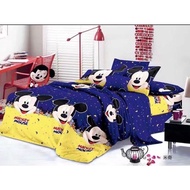 8 Design Cadar 4 in 1 Premium Cotton Queen/Single Bedsheet Kain Cadar Kain Tilam Bedding Bedsheet Be