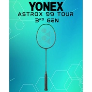 Yonex Astrox 99 Tour 3rd Gen Badminton Racket | Head Heavy Power Smash | 4U G5 Stiff Shaft Graphite