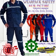 M-4xl Wearpack PDL Suit 1inch Scotlight Shirt & Pants Uniform Safety Coverall Work Project School Wo