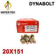 Dynabolt 20 X 151 WOWO Dyna Bolt Baut Beton Dinabol M20X151