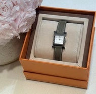 門市現貨Hermes Heure H 25mm 大象灰銀 手錶