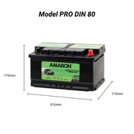 Amaron HI LIFE PRO DIN80L (JAMINAN 36 BULAN) (T&amp;C APPLY)