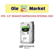 4TB - 3.5” SEAGATE BARRACUDA INTERNAL HDD