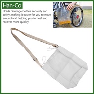 [Han-Co] Post Surgery Drain Carrier Pouch Mastectomy Drain Drainage Pouch Recovery Drainage Belt Pouch For Family Travel Wheelchairs And Beds Single Compartment