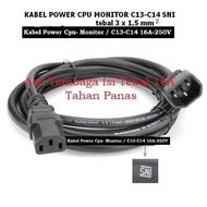 IEC320 Cpu-Monitor Power Cable Cord C13 to C14 16A 250V 10M