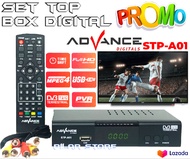 Advance Set Top Box TV Digital Receiver Penerima Siaran Full HD/ STB Wifi Bisa Youtube DVB-T2 STP A01 - set box tv digital antena tv tabung / set topbox tv digital untuk tv led / set top box digital tv / stb tv / set topbox tv digital ~PLS